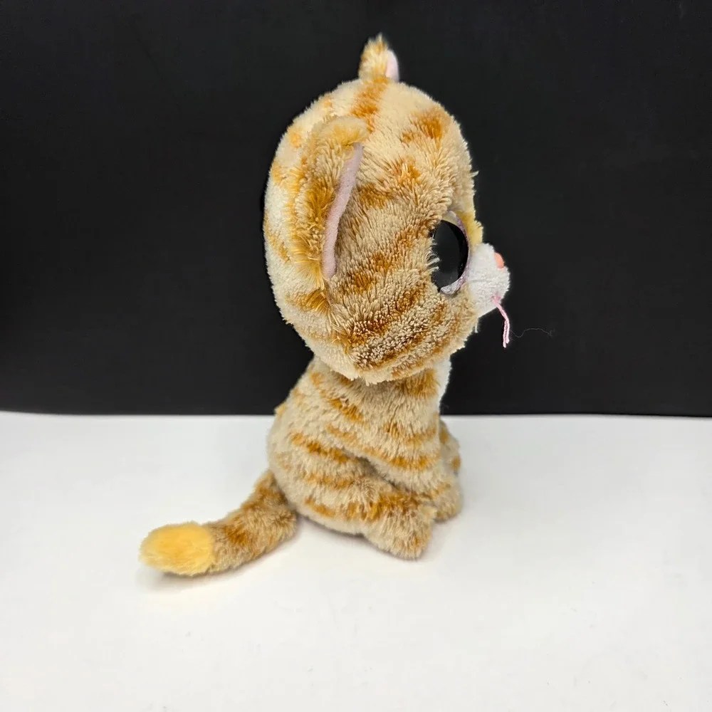 Ty Beanie Boos Tabitha Orange Tabby Cat Plush 6